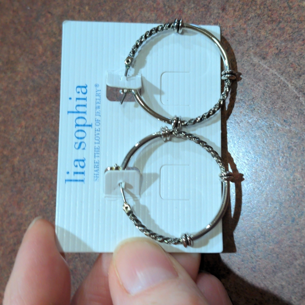 Earrings, lia sophia